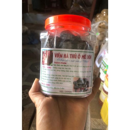 hà thủ ô viên mật ong mè đen 500g