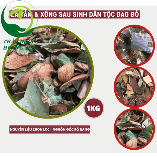 lá tắm sau sinh người dao đỏ